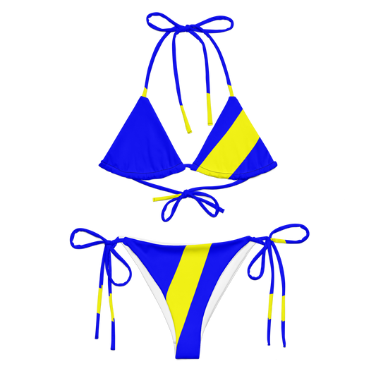 Proceed With Caution String Bikini